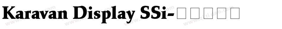 Karavan Display SSi字体转换